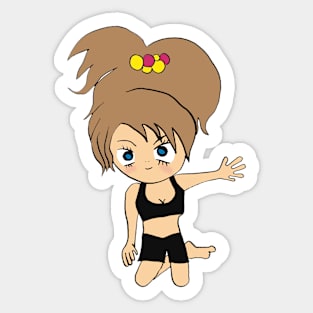 aerobics girls healty Sticker